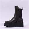 Marco Moreo Vale Platform Gusset Boot - Brown Leather